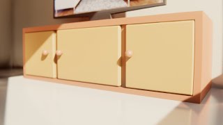 Create A TV Stand With Blender - Low Poly Beginner 3D Modeling Tutorial