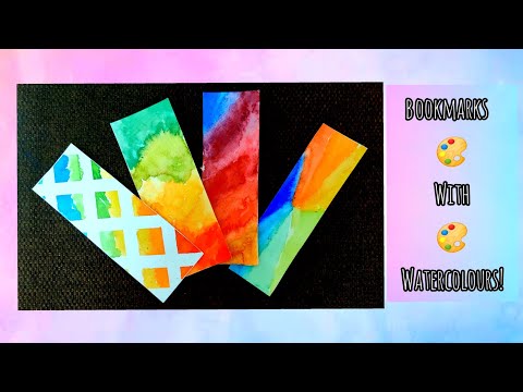 Episode 1 | Watercolor bookmarks