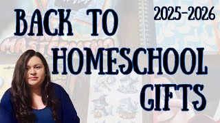 BACK TO HOMESCHOOL GIFTS FOR MY KIDS 2025-2026 || FIRST DAY OF SCHOOL GIFTS
