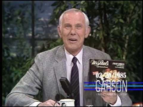 Blooper: Johnny Carson Can't Stop Laughing While Welcoming New Sponsor