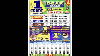Download lagu Dear Lottery 1 PM Result Today 🔴 | Live Draw Update | Lottery Sambad mp3