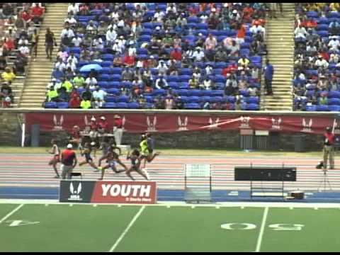 Youth Girls 100m Final 2012 Junior Olympic