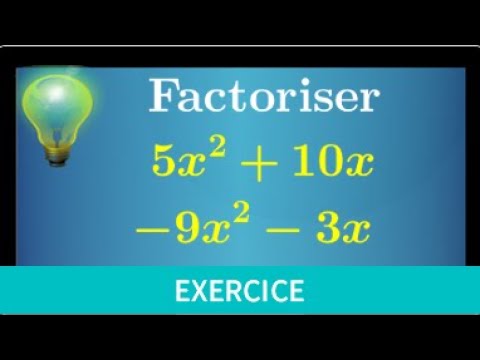 Factoring an expression with the common factor • 5x²+10x and -9x²-3x • fourth third second