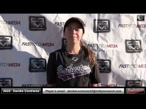 2025 Danika Contreras Middle Infielder and Third Base Softball Skills Video - Batbusters Spingola