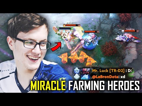 "why farm creeps if you can farm heroes?" - MIRACLE TIMBERSAW