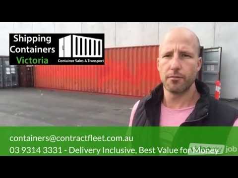 Shipping Containers Victoria Container Sales Advert