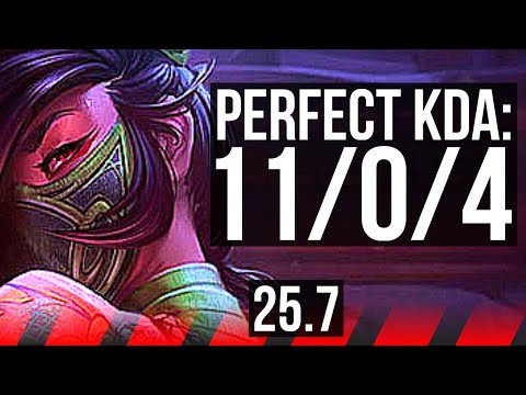 AKALI vs JAX (TOP) | 11/0/4, Quadra, Legendary | EUW Grandmaster | 25.7