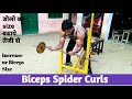 Biceps Spider Curls. Best exercise For Biceps Peak