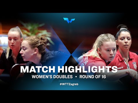 Ana Tofant/Katarina Strazar vs Hana Arapovic/Mateja Jeger | WD | WTT Contender Zagreb 2022 | (R16)