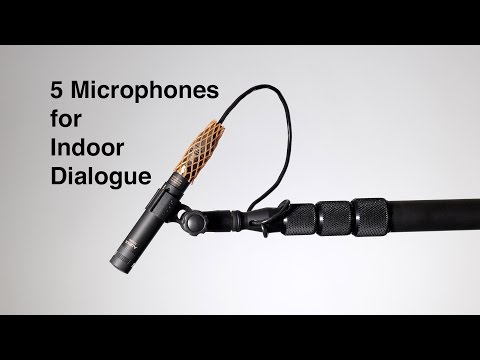 5 Boom Microphones for Indoor Dialogue: Cardioid, Super-cardioid, and Hyper-cardioid