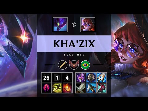 Kha'Zix Mid vs Aurora - BR Grandmaster Patch 25.10