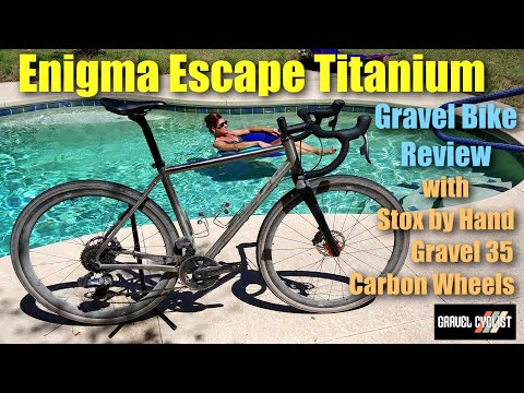 Enigma Escape Titanium Gravel Bike Review: With STOXbyHand.com Gravel 35 Carbon Wheels
