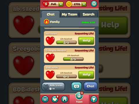 Toon Blast Free Lives Help My Friends #toonblast #shorts #gaming #ytshorts