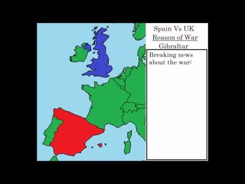 War Simulation: Spain Vs UK