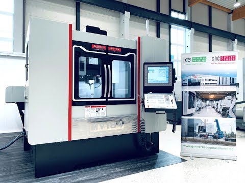 Вертикальный фрезерный трехосевой обрабатывающий центр с ЧПУ QUASER MV184C - Видео c Youtube №1