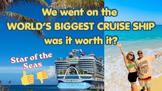 Is The Largest Cruise Ship Worth It? Star Of The Seas Halloween! FULL ITINERARY 