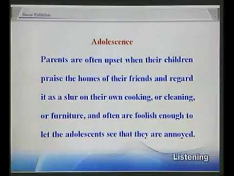 34-4New Concept English e34 Adolescence 青春期