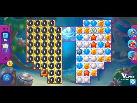 Fishdom. 4619 super hard level no boosters and diamonds