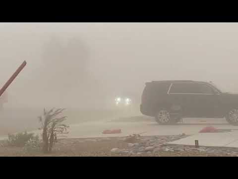 Crazy Arizona monsoon and sandstorm.