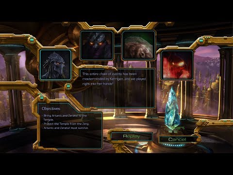 StarCraft: Remastered Co-op Campaign BW Protoss Mission 8 - Countdown (Full Map Cleared)