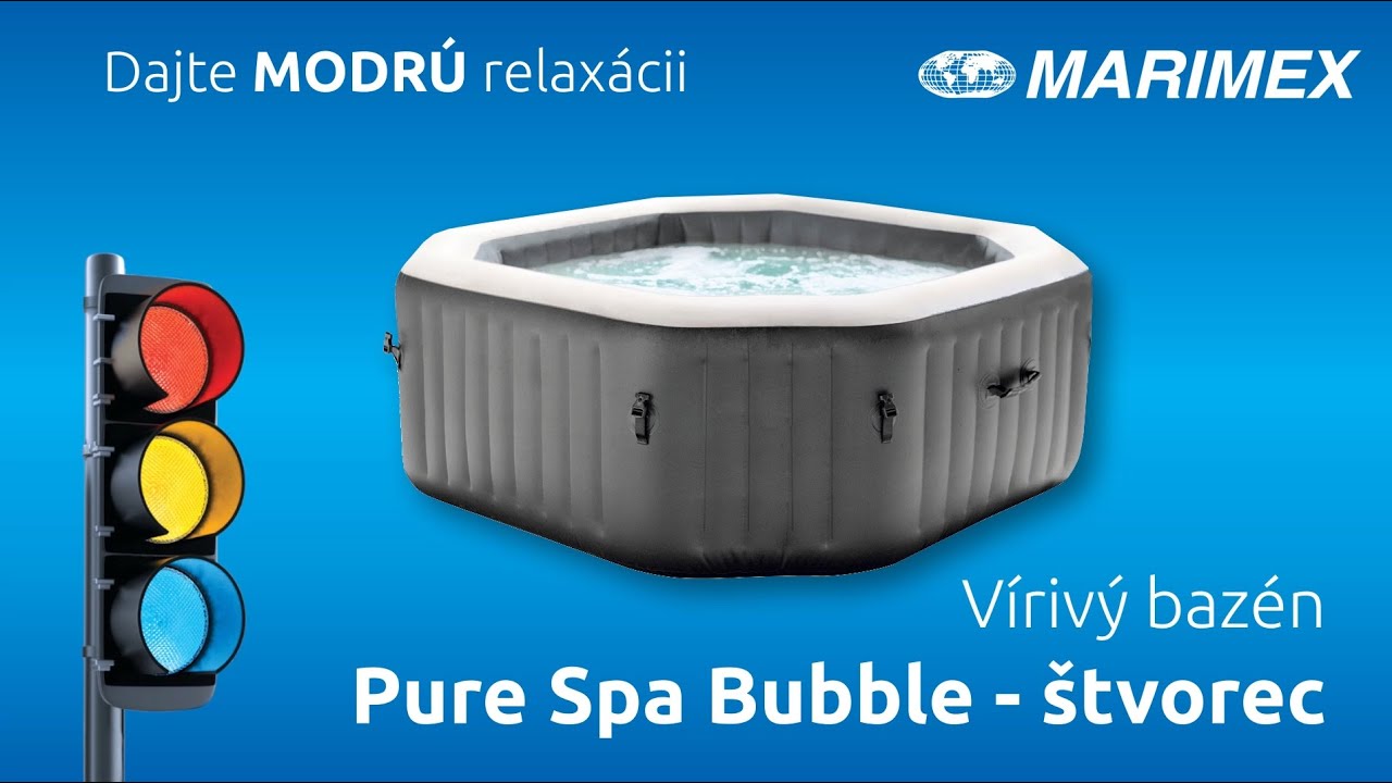 Nafukovacia vírivka Pure Spa Bubble - štvorec