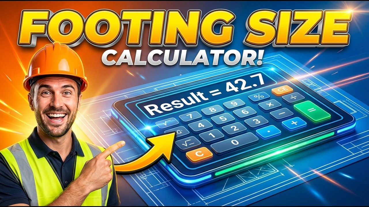Footing Size Interactive Calculator