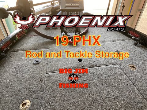 REQUESTED VIDEO- Rods on deck, rod and tackle storage in a Phoenix