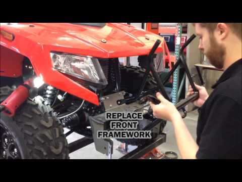 How to Install a Warn Front Plow Mount on a 2016 Arctic Cat Alterra 400