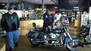 Collecting my Harley Davidson Heritage from HD Tygervalley Dealership