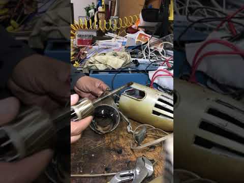 General Electric 1950’s Vortage 12” Oscillating strap fan part 1/3