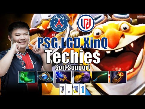 Techies Support | PSG.LGD.XinQ | 7.31 NEW TECHIES REWORK THE BEST TECHIES | 7.31 Gameplay Highlights
