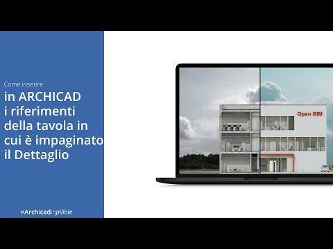 Come inserire in ARCHICAD i riferimenti della tavola in cui è impaginato il Dettaglio