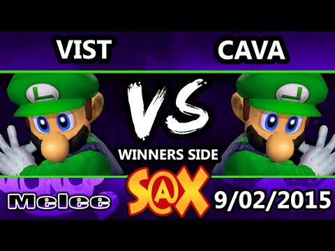 S@X 113 - Vist (Luigi) Vs. Cava (Luigi) SSBM Winners - Smash Melee