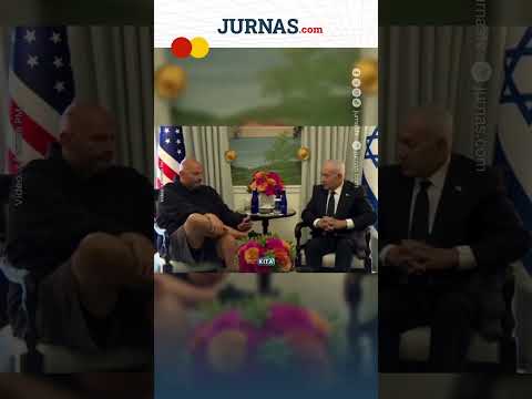 Momen Senat AS Bertemu Netanyahu Gunakan Celana Pendek Sambil Main HP
