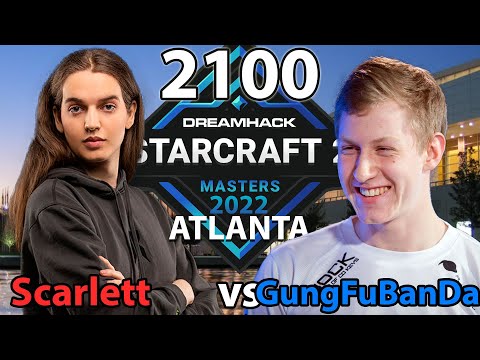 "Kurzes BO3" 🇨🇦 Scarlett (Z) vs 🇩🇪 GunGFuBanDa (P) - SC2 DH Masters Atlanta - Cast 2100 [Deutsch/4K]