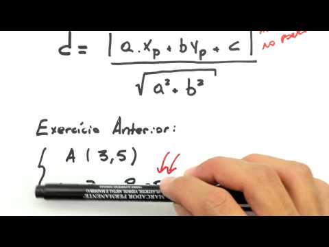 Me Salva! GA29 - Distância entre um ponto e uma reta: Fórmula