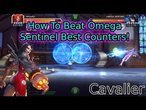 4 Star Medusa Solos 6 Star Cavalier Omega Sentinel! | Best Counters! | Marvel Contest Of Champions