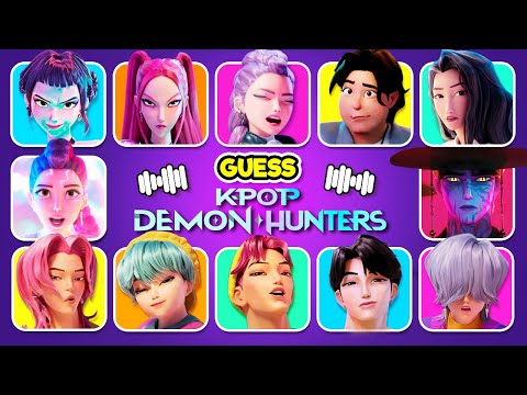 Guess KPOP DEMON HUNTERS Characters and Songs by Voice 🎤