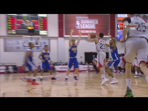 Fred VanVleet's 3/4 Court Buzzer-Beater | Warriors vs Raptors | 2016 NBA Summer League