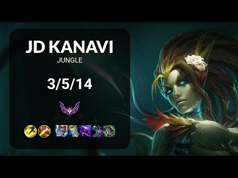 JD Kanavi Zyra vs Lillia JUNGLE - KR  Patch 14.16