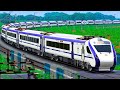 Train High Speed Crossing In Railway Gate BUMPY RAILROAD Train Simulator Railwork NTG GAMING