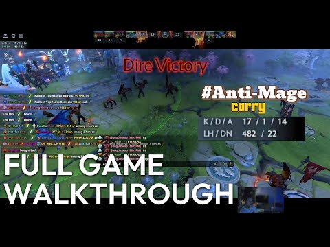 8:09 Minutes HIGHLIGHTS ANTI-MAGE CARRY DOTA 2 BUILD GUIDE RANKED GAME #3