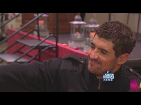 Crash victim meets his life-saving donors