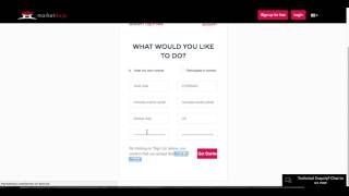 Market Dojo   Signing Up