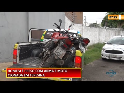 Polícia recupera duas motos clonadas e uma espingarda na zona norte de Teresina 22 02 2021