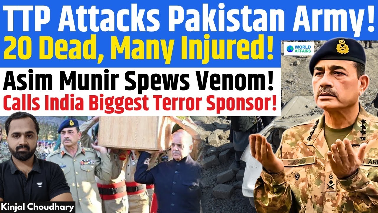 Massive TTP Attack on Pakistan Army by Hafiz Gul Bahadur Faction! Asim Munir Blames India! Kinjal