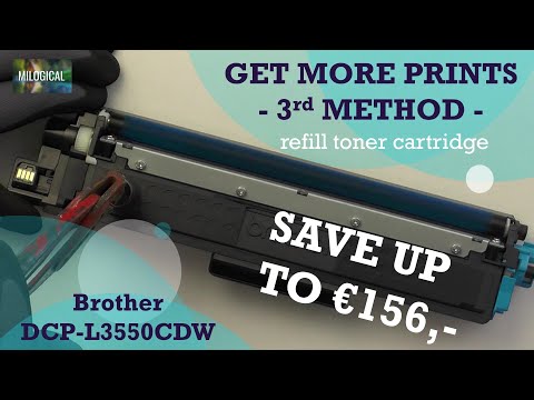 DIY Refill Toner Cartridge Brother DCP-L3550CDW