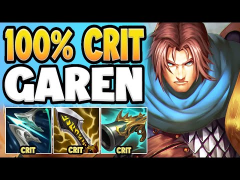 ONE SPIN DEALS 10,000 DAMAGE!? New Crit Buffs 100% BROKE Garen!