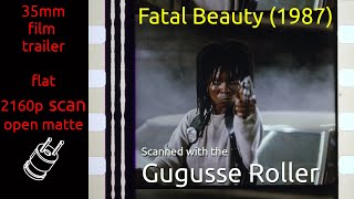 Fatal Beauty (1987) 35mm film trailer, flat open matte, 2160p