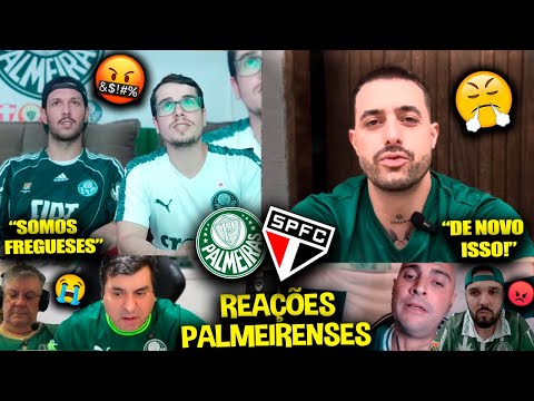 REAÇÕES dos PALMEIRENSES FURIOSOS com a DERROTA - PALMEIRAS 2X4 SÃO PAULO [REACT SUPERCOPA 2024]